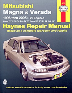 Boek: Mitsubishi Magna & Verada - V6 Engines (1996-2005) - Haynes Repair Manual