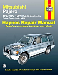 Książka: Mitsubishi Pajero - Series NA thru NK - Petrol & diesel models (1983-1997) (AUS) - Haynes Repair Manual