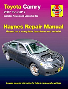 Book: Toyota Camry and Avalon / Lexus ES 350 (2007-2017) (USA) - Haynes Repair Manual