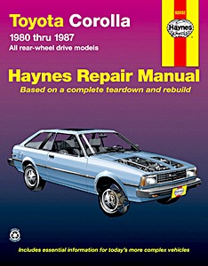 Livre : Toyota Corolla - Rear-wheel drive (1980-1987) (USA) - Haynes Repair Manual