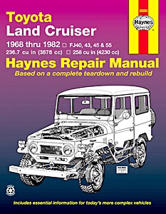Boek: Toyota Land Cruiser - Series FJ40, FJ43, FJ45 & FJ55 (1968-1982) (USA) - Haynes Repair Manual