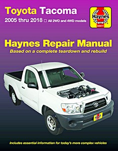 Livre : Toyota Tacoma - All 2WD and 4WD models (2005-2018) (USA) - Haynes Repair Manual