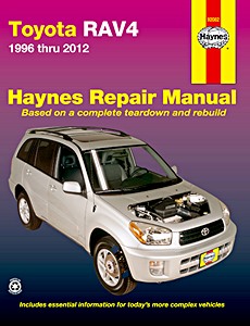 Boek: Toyota RAV4 - 2.0 L gasoline (1996-2012) (USA)