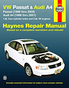 Książka: VW Passat (1996-2005) / Audi A4 (1996-2001) (USA) - Haynes Repair Manual