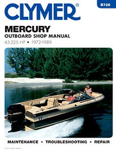 Boek: [B726] Mercury OB 45-225 hp (72-89)