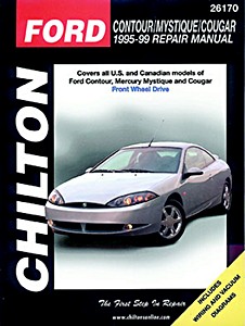 Boek: Ford Contour / Mercury Mystique and Cougar - Front Wheel Drive (1995-1999) - Chilton Repair Manual