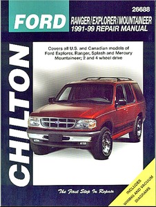 Livre : Ford Ranger, Explorer / Mercury Mountaineer (1991-1999) - Chilton Repair Manual