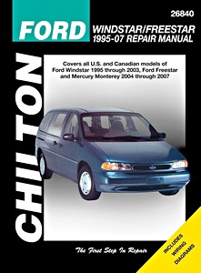Książka: Ford Windstar - All models (1995-2007) - Chilton Repair Manual