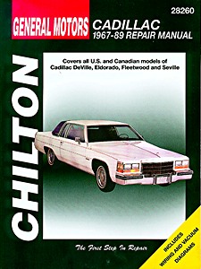 Boek: Cadillac DeVille, Eldorado, Fleetwood, Seville (1967-1989) - Chilton Repair Manual