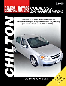 Boek: Chevrolet Cobalt (2005-2010 / Pontiac G5 (2007-2009) and Pursuit (2005-2006) - Chilton Repair Manual
