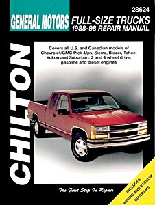 Boek: Chevrolet / GMC Full-size Trucks - gasoline and diesel engines (1988-1998) - Chilton Repair Manual