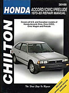 Book: Honda Accord, Civic, Prelude (1973-1983) - Chilton Repair Manual