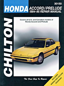 Boek: Honda Accord, Prelude (1984-1995) (USA) - Chilton Repair Manual