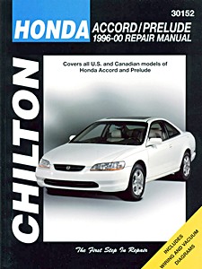 Book: Honda Accord, Prelude (1996-2000) (USA) - Chilton Repair Manual