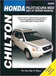 Boek: Honda Pilot (2003-2007) / Acura MDX (2001-2007) (USA) - Chilton Repair Manual