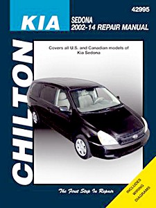 Book: Kia Sedona (2002-2014) (USA) - Chilton Repair Manual