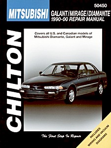 Boek: Mitsubishi Galant, Mirage, Diamante (1990-2000) (USA) - Chilton Repair Manual