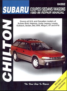 Book: Subaru Coupes, Sedans, Wagons (1985-1996) (USA) - Chilton Repair Manual