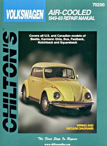 Książka: Volkswagen Air-Cooled - Beetle, Karmann Ghia, Bus, Fastback, Notchback and Squareback (1949-1969) (USA) - Chilton Repair Manual