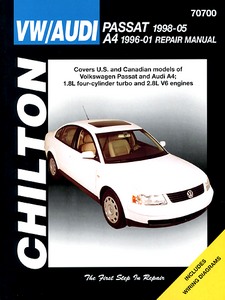 Livre: Volkswagen Passat (1998-2005) / Audi A4 (1996-2001) (USA) - Chilton Repair Manual