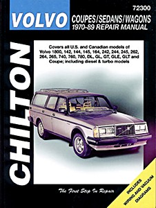 Book: Volvo Coupes, Sedans, Wagons (1970-1989) - Chilton Repair Manual