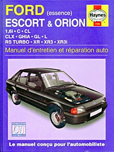 Boek: Ford Escort & Orion - essence (1980-9/1990) - Manuel d'entretien et réparation Haynes