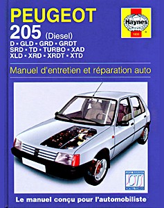 Boek: Peugeot 205 - Diesel (1983-1999) - Manuel d'entretien et réparation Haynes