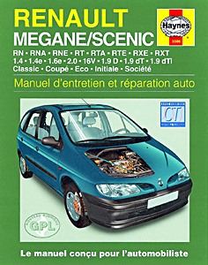 Boek: Renault Mégane / Scénic Phase I - essence et Diesel (1995-1999) - Manuel d'entretien et réparation Haynes
