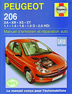 Boek: Peugeot 206 - essence et Diesel (1998-2001) - Manuel d'entretien et réparation Haynes
