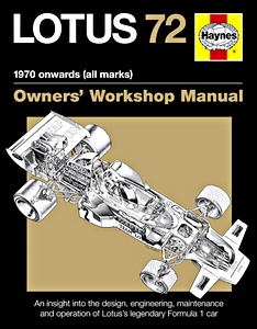 Book: Lotus 72 Manual (1970 onwards) - An insight into owning, racing and maintaining Lotus's legendary Formule 1 car 