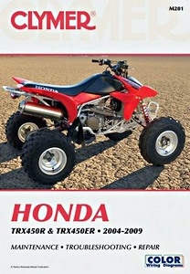 Boek: Honda TRX 450R & TRX 450ER (2004-2009) - Clymer ATV Service and Repair Manual