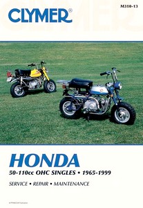 Boek: Honda 50-110 cc OHC Singles - C/CL/CT 70-110, S/SL/ST 65-90, XL 70, Z 50 (1965-1999) - Clymer Motorcycle Service and Repair Manual