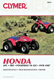 Boek: Honda ATC / TRX / Fourtrax 70-125 (1970-1987) - Clymer ATV Service and Repair Manual