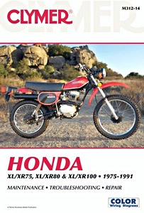 Książka: Honda XL / XR 75, XL / XR 80 & XL / XR 100 (1975-1991) - Clymer Motorcycle Service and Repair Manual