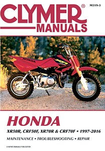 Książka: Honda XR 50R, CRF 50F, XR 70R and CRF 70F (1997-2016) - Clymer Motorcycle Service and Repair Manual