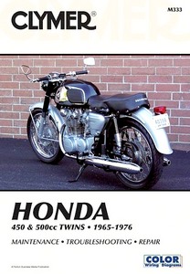 Livre : Honda CB 450, CL 450, CB 500T - 450 & 500 cc Twins (1965-1976) - Clymer Motorcycle Service and Repair Manual