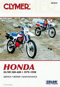 Livre : Honda XL 500, XL 600 / XR 500, XR 600 (1979-1990) - Clymer Motorcycle Service and Repair Manual