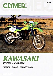 Książka: [M351] Kawasaki KDX 200 (1983-1988)