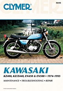Livre : Kawasaki KZ 400, KZ / Z440, EN450 & EN500 (1974-1995) - Clymer Motorcycle Service and Repair Manual