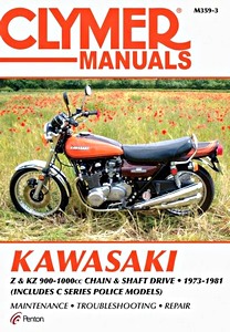Livre : [M359-3] Kawasaki Z & KZ 900-1000cc Fours (73-81)