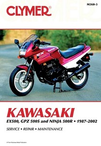 Książka: [M360-3] Kawasaki EX 500/GPZ 500S/Ninja 500R (87-02)