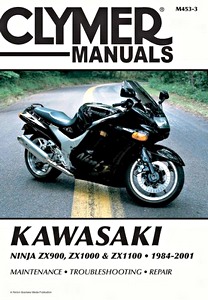 Livre : Kawasaki ZX 900-1100 Ninja (1984-2001) - Clymer Motorcycle Service and Repair Manual