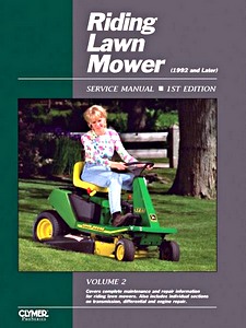 Książka: Riding Lawn Mower Service Manual, Volume 2 (1992 and later) - Clymer ProSeries Service and Repair Manual
