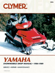 Boek: [S826] Yamaha Snowmobile Shop Manual (1984-1989)