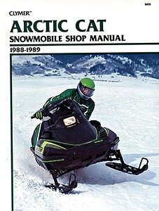 Boek: [S835] Arctic Cat Snowmobile Manual (1988-1989)