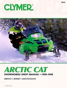 Boek: [S836] Arctic Cat Snowmobile Manual (1990-1998)
