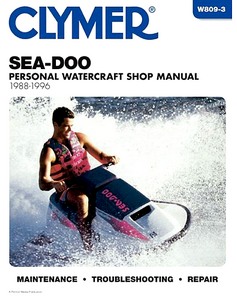 Boek: Sea-Doo (Bombardier) (1988-1996) - Clymer Personal Watercraft Shop Manual
