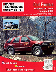 Boek: Opel Frontera A et B - essence et diesel (1992-2003) - L'Expert Automobile