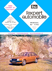 Boek: Ford Escort '81 - essence (depuis 1981) - L'Expert Automobile