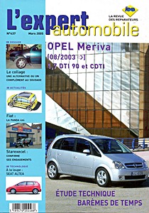 Boek: Opel Meriva - Diesel 1.7 DTI 90 ch et CDTI (depuis 08/2003) - L'Expert Automobile